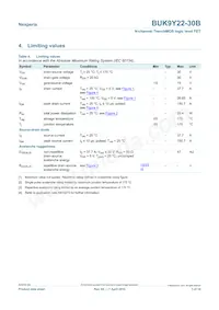 BUK9Y22-30B Datasheet Page 3
