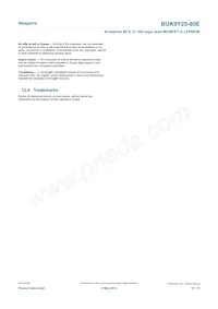 BUK9Y25-80E Datasheet Pagina 12