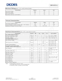 DMG3402LQ-7 Datasheet Pagina 2