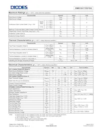 DMN10H170SFGQ-13數據表 頁面 2