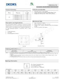 DMN2044UCB4-7 Datasheet Cover