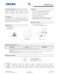 DMN2080UCB4-7 Datasheet Cover