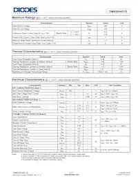 DMN30H4D1S-7 Datasheet Pagina 2