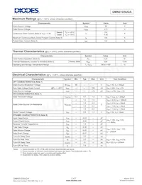 DMN31D5UDA-7B數據表 頁面 2