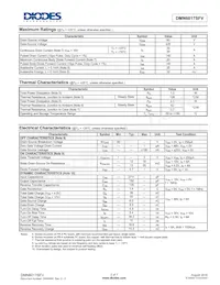 DMN6017SFV-7 Datasheet Pagina 2