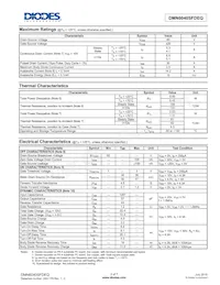 DMN6040SFDEQ-7 Datasheet Pagina 2