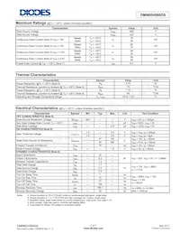 DMN60H080DS-13 Datasheet Pagina 2