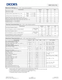 DMN7022LFGQ-7 Datasheet Page 2