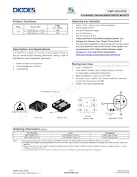DMP1005UFDF-13 Datasheet Cover