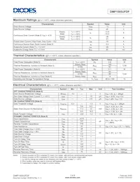 DMP1005UFDF-13 Datasheet Page 3