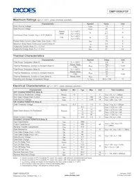 DMP1009UFDF-13 Datasheet Pagina 3