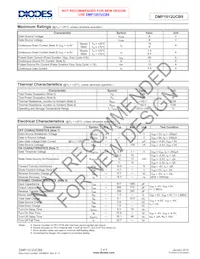 DMP1012UCB9-7 Datasheet Page 2
