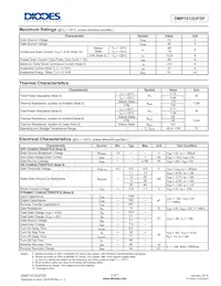 DMP1012UFDF-7 Datasheet Pagina 2