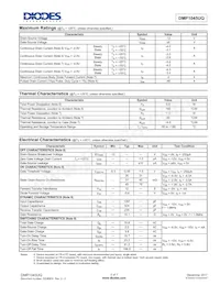 DMP1045UQ-7 Datasheet Pagina 2