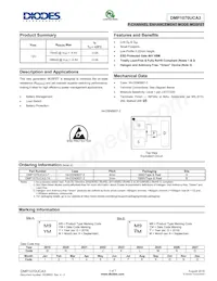 DMP1070UCA3-7 Datasheet Cover