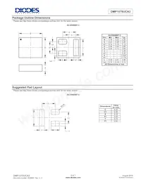 DMP1070UCA3-7 Datasheet Pagina 6
