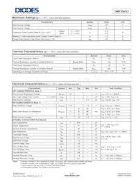 DMP2045U-13 Datasheet Pagina 2