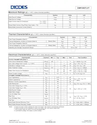 DMP2067LVT-7 Datasheet Page 2