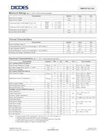 DMP2079LCA3-7 Datasheet Page 2