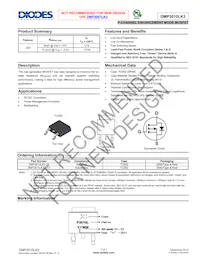 DMP3010LK3-13 Datasheet Cover