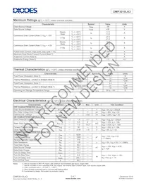DMP3010LK3-13 Datasheet Pagina 2