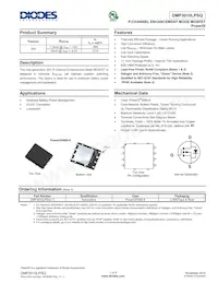 DMP3010LPSQ-13 Datasheet Cover