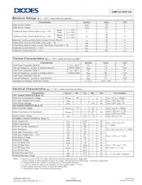 DMP3018SFVQ-7 Datasheet Pagina 2