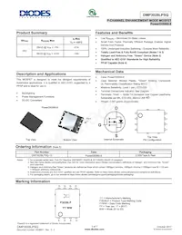 DMP3028LPSQ-13 Datasheet Cover