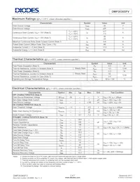 DMP3036SFV-7 Datasheet Pagina 2