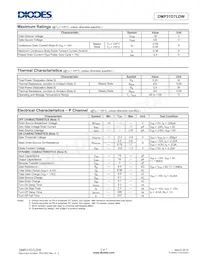 DMP31D7LDW-7 Datasheet Page 2