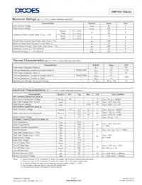 DMP4011SK3Q-13 Datasheet Page 2