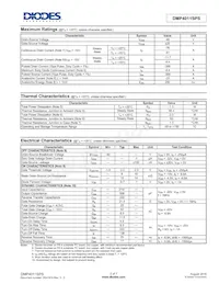 DMP4011SPS-13 Datasheet Pagina 2