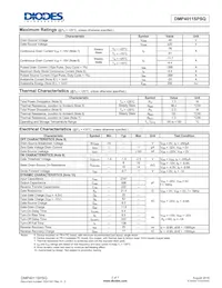 DMP4011SPSQ-13 Datasheet Page 2