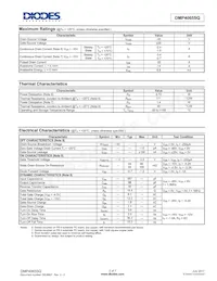 DMP4065SQ-13 Datasheet Page 2