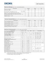 DMT10H025SSS-13 Datasheet Pagina 2