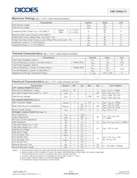 DMT3006LFV-7 Datasheet Pagina 2