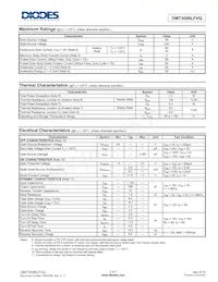 DMT3006LFVQ-7 Datasheet Pagina 2