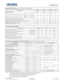 DMT3006LPB-13 Datasheet Page 2