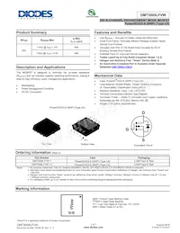 DMT3009LFVW-13 Datasheet Cover