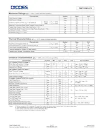 DMT32M5LPS-13 Datasheet Pagina 2