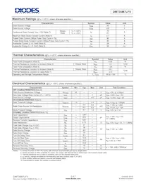 DMT35M7LFV-7 Datasheet Pagina 2
