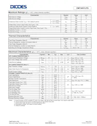 DMT4001LPS-13 Datasheet Pagina 2