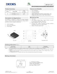 DMT4011LSS-13 Datasheet Cover