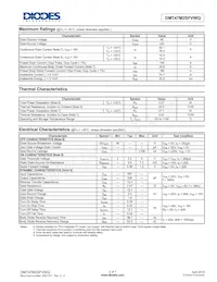 DMT47M2SFVWQ-7 Datasheet Page 2