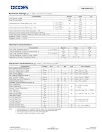 DMT6006SPS-13 Datasheet Page 2