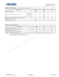 DMT6007LFGQ-7 Datasheet Pagina 2