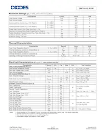 DMT6016LPSW-13 Datasheet Page 2