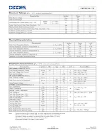 DMT6030LFDF-7 Datasheet Pagina 3