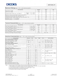 DMT8008LPS-13 Datasheet Pagina 2