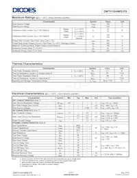 DMTH10H4M5LPS-13 Datasheet Pagina 2